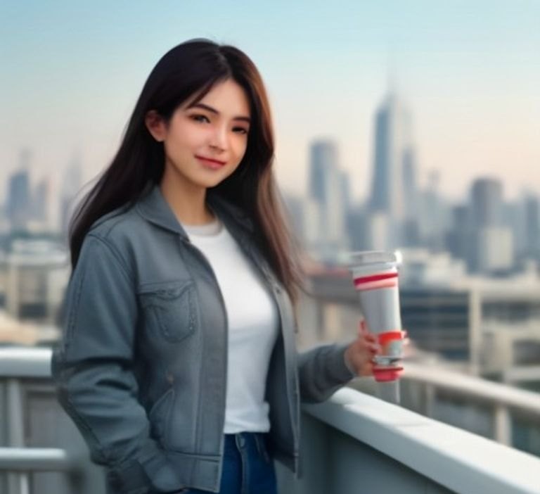 手柄保温杯